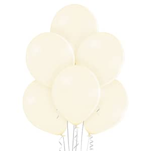 Balon w kolorze waniliowym