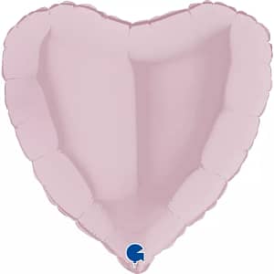Balon napełniony helem w kolorze jasnego różu