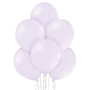 Balony napełnione helem w kolorze jasno fioletowym