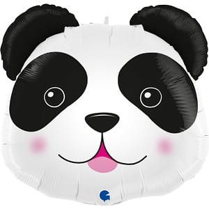 Balony pompowane helem w kształcie głowy pandy