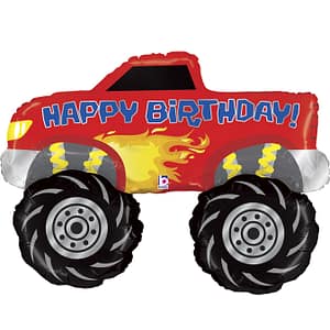 Balon w kształcie auta - Monster Truck z helem